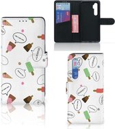 Telefoonhoesje Xiaomi Mi Note 10 Lite Flip Cover IJsjes