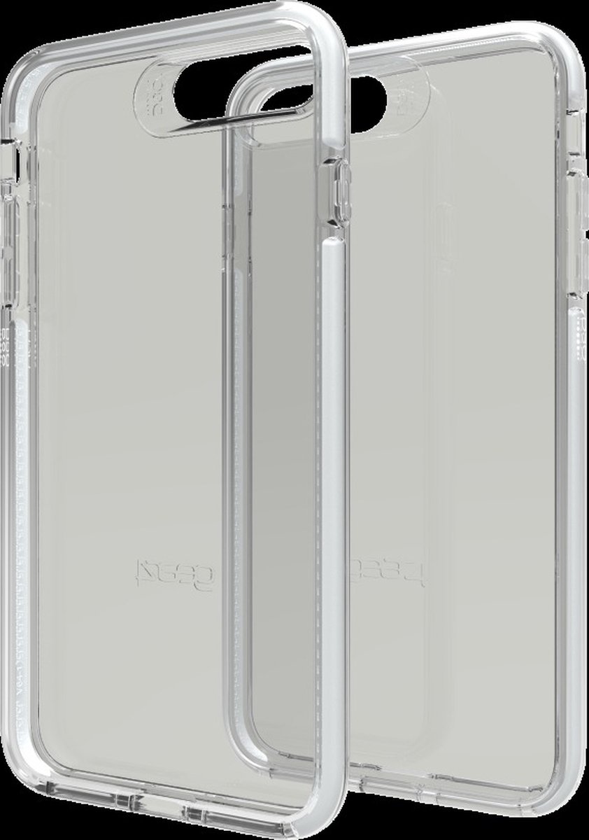 Apple iPhone 7 Plus Hoesje - Gear4 - Piccadilly Serie - Hard Kunststof Backcover - Zilver - Hoesje Geschikt Voor Apple iPhone 7 Plus