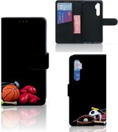 GSM Hoesje Xiaomi Mi Note 10 Lite Bookcover Ontwerpen Voetbal, Tennis, Boxing… Sports
