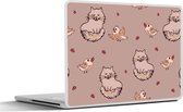 Laptop sticker - 17.3 inch - Dieren - Kinderen - Patronen - 40x30cm - Laptopstickers - Laptop skin - Cover