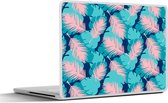 Laptop sticker - 12.3 inch - Patroon - Jungle - Blad - 30x22cm - Laptopstickers - Laptop skin - Cover