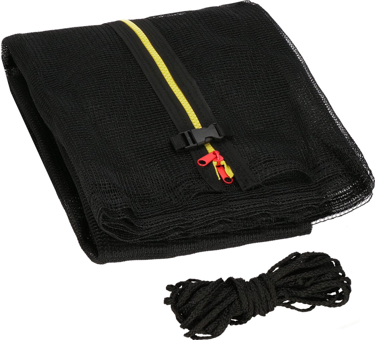 Springos Veiligheidsnet Trampoline | Trampoline Net | Geschikt voor 8 Palen | Ø 366 cm | Zwart – foto 5