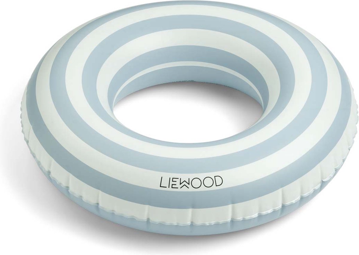 Liewood - Zwemband Baloo - Stripe Sea blue / Creme de la creme - Zwemband - Blue