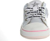 Sneakers | Meisjes | Silver | Leer | Shoesme | Maat 20