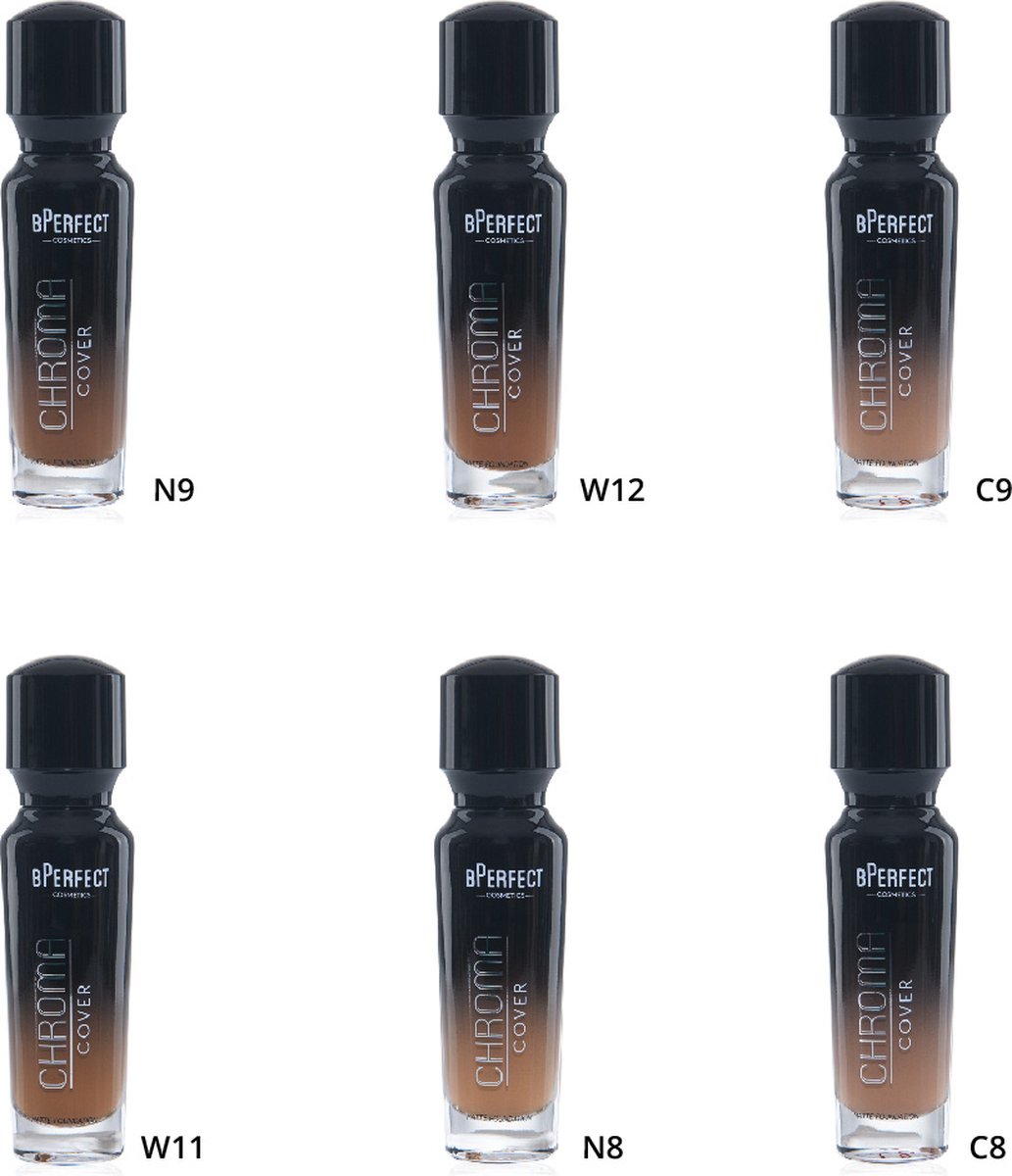 Goedkoopste BPerfect Cosmetics - Chroma Cover Matte Foundation - N8