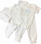 babykleding set Prince wit 4-delig mt 50/56