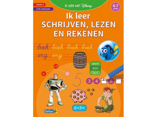 ik leer schrijven, lezen en rekenen 6-7 jaar | 7090463634174 | Boeken