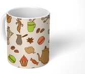 Mok - Koffiemok - Design - Eten - Parijs - Mokken - 350 ML - Beker - Koffiemokken - Theemok