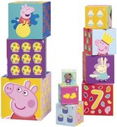 Peppa Pig Stapelkubus met 10 Blokken