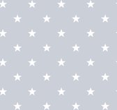 Noordwand Deauville petites étoiles bleu clair blanc