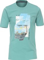 Casa Moda T-shirt Ronde Hals Cape Cod Turquoise - XXL