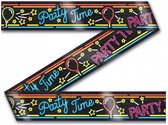 party tape Party Time neon 12 meter