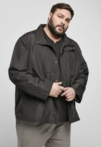 Urban Classics Windbreaker jacket -XL- Double Pocket Nylon Crepe Zwart