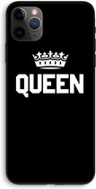 Case Company® - iPhone 11 Pro Max hoesje - Queen zwart - Biologisch Afbreekbaar Telefoonhoesje - Bescherming alle Kanten en Schermrand