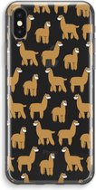Case Company® - iPhone XS Max hoesje - Alpacas - Soft Cover Telefoonhoesje - Bescherming aan alle Kanten en Schermrand