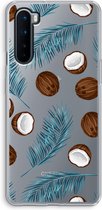 Case Company® - OnePlus Nord hoesje - Kokosnoot - Soft Cover Telefoonhoesje - Bescherming aan alle Kanten en Schermrand