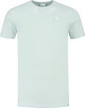 Purewhite -  Heren Regular Fit   T-shirt  - Groen - Maat XS