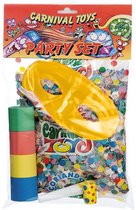 feestset junior papier geel 4-delig