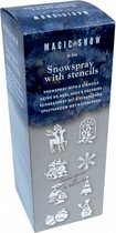 sneeuwspray 150 ml aluminium wit 9-delig