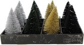 decoratiekerstbomen 18 x 11 x 14 cm 12 stuks