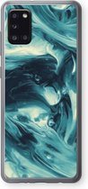 Case Company® - Samsung Galaxy A31 hoesje - Dreaming About Whales - Soft Cover Telefoonhoesje - Bescherming aan alle Kanten en Schermrand