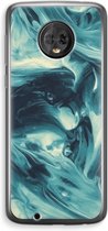 Case Company® - Motorola Moto G6 hoesje - Dreaming About Whales - Soft Cover Telefoonhoesje - Bescherming aan alle Kanten en Schermrand