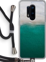 Case Company® - OnePlus 8 Pro hoesje met Koord - Stranded - Telefoonhoesje met Zwart Koord - Bescherming aan alle Kanten en Over de Schermrand