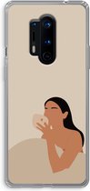 Case Company® - OnePlus 8 Pro hoesje - Fresh coffee - Soft Cover Telefoonhoesje - Bescherming aan alle Kanten en Schermrand