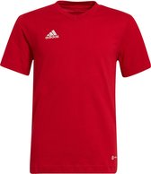 adidas - Entrada 22 T-shirt Youth - Kids Rode voetbalshirt -140