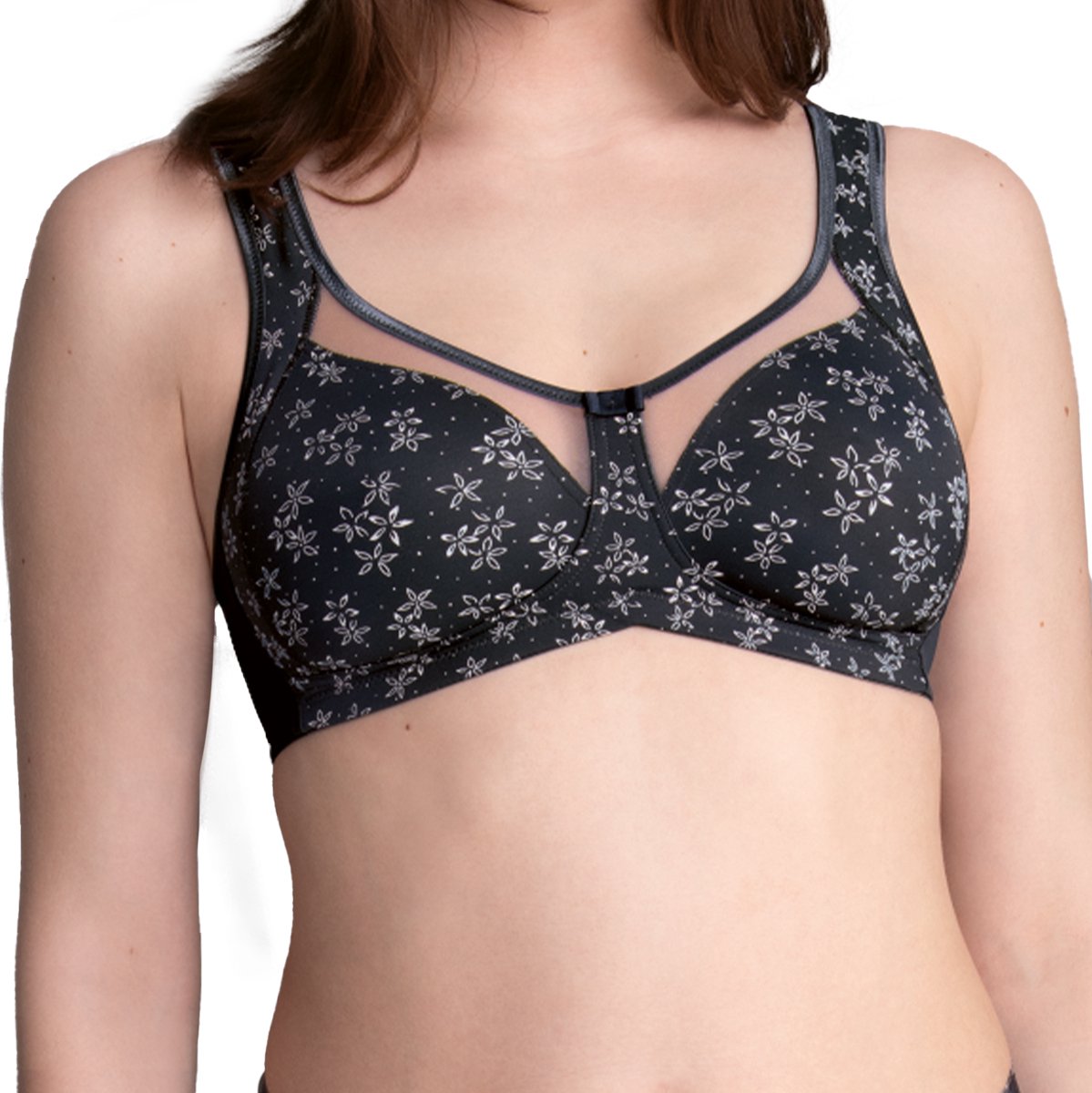 Anita Comfort Clara Art Bh zonder Beugel 5854 408 Antraciet - maat EU 90B / FR Grijs