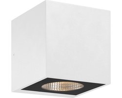 Arcchio - LED wandlamp buiten - 1licht - Aluminium spuitgieten - H: 12.5 cm - wit - Inclusief lichtbron
