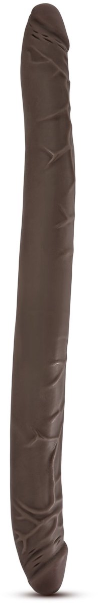 Goedkoopste Dr. Skin - Realistische Dubbele Dildo 40 cm - Chocolate