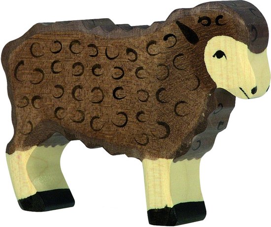 Holztiger houten schaap