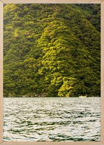 Poster Met Eiken Lijst - Lake Atitlan Poster