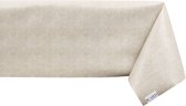 Raved Tafelzeil Linnen look  140 cm x  100 cm - Beige - PVC - Afwasbaar