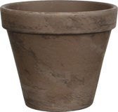 Mica Decorations Stan Bloempot - H13,5 x Ø15,5 cm - Terracotta - Grijs