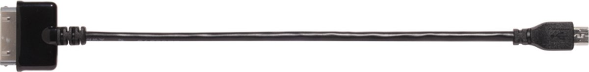 Shure EAC30P-MICROB8 USB-kabel 0,203 m Micro-USB B Zwart