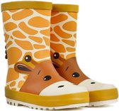 FashionBootZ 3D regenlaarsjes giraf-35.5