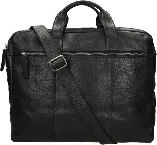 Sintra - Leren Aktetas - Laptoptas 13.3 Inch (Donkerbruin) | Jarff Rivers - Leren Tassen Winkel