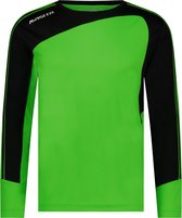 Masita | Keepersshirt Forza - Heren - Dames - Kind - Ademend Vochtregulerend Quick-Dry Technologie - NEON GREEN/BLAC - 164