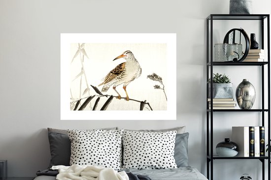 Stickers muraux - Film autocollant - Vogel - Branche - Scandinave - Japonais - 120x90 cm - Film adhésif - Stickers muraux chambre enfant - Papier peint autocollant - Papier peint autocollant - Film autocollant