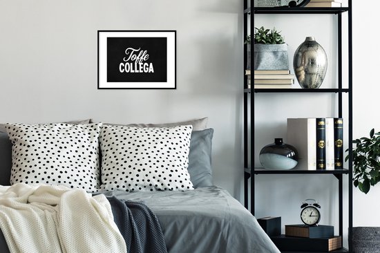 Cadre photo avec affiche - Citations - Proverbes - 'Grand collègue' - Travail - 40x30 cm - Cadre pour affiche