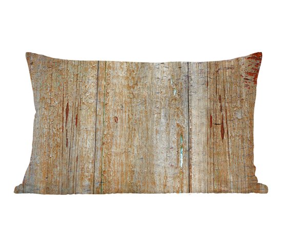 Sierkussens - Kussentjes Woonkamer - 50x30 cm - Vintage - Plank - Hout - Roest - Landelijk