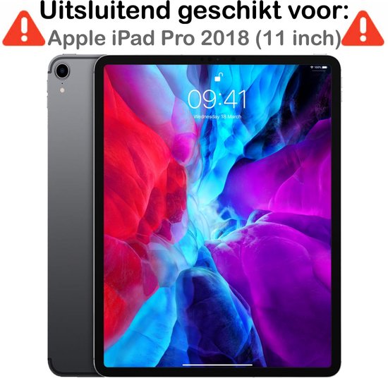 Overname Duidelijk maken Stap iPad Pro 11 inch 2018 Toetsenbord Hoes Zwart - iPad Pro 11 inch 2018  Keyboard Case... | bol.com