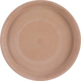 Mica Stan bord rond terra antiek D32cm