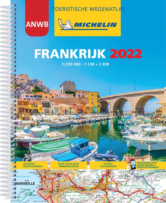 Boek cover Michelin Atlas Frankrijk ANWB 2022 van  (Onbekend)
