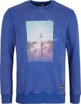 O'Neill Sweatshirts Men SURFBOARD CREW Surf The Web Blue Xs - Surf The Web Blue 60% Cotton, 40% Recycled Polyester