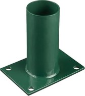 Grondplaat - Bevestiging - Staal - Diameter 60 mm - Bouten Exclusief Groen