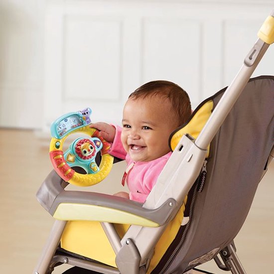 VTech Dierenvriendjes Toeter & Draai Stuurtje - Cadeau - Educatief Babyspeelgoed - Cadeau - 6 tot 36 Maanden