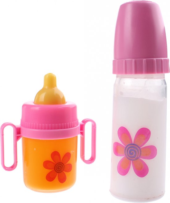 Foto: Zuigflessen 2 op kaart geschikt voor babypop